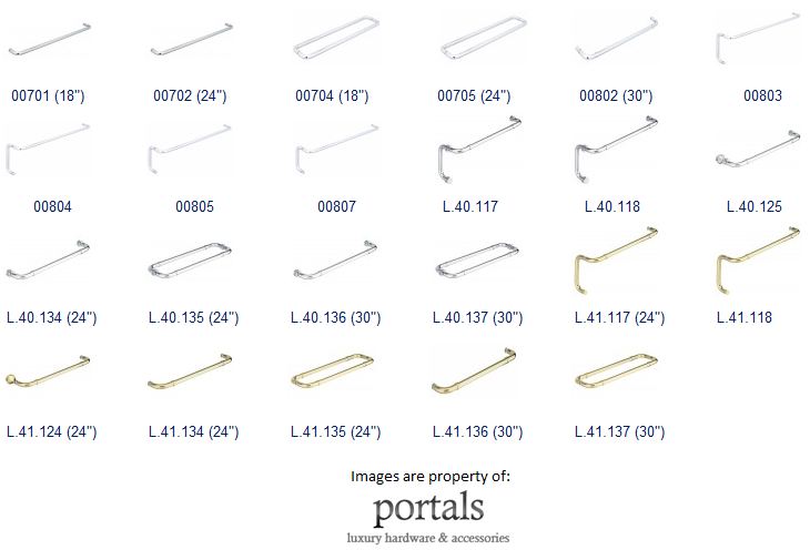 Portals Towel Bars - Accent Bath and Kitchen