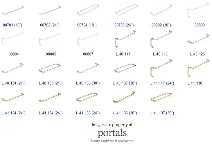 Portals Towel Bars - Accent Bath and Kitchen