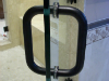 bm series shower door handle in bronze